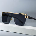 Women's New Style Metal Square Sunglasses With Large Frame