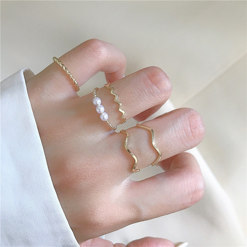 Temperament Versatile Knuckle Ring Set Bracelet