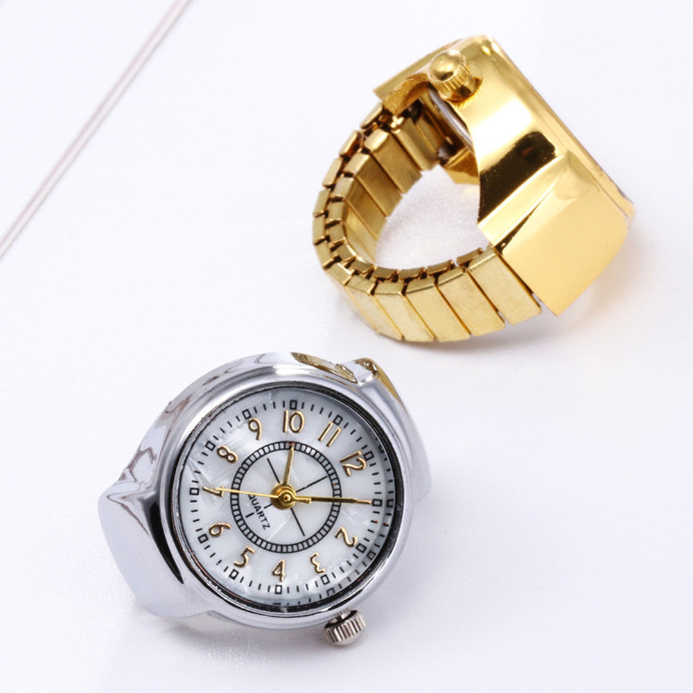 Gold Digital Ring Watch Student Watch Jewelry