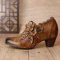 Single side zipper high heels